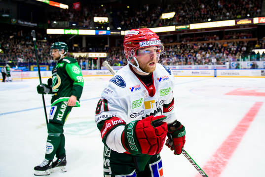 Frölundas Ryan Lasch jublar