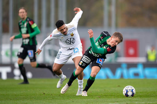 Östersunds Marco Weymans och Varbergs Victor Karlsson