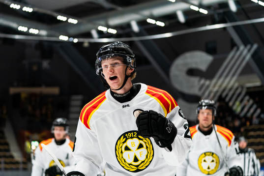 Brynäs Oskar Kvist jublar