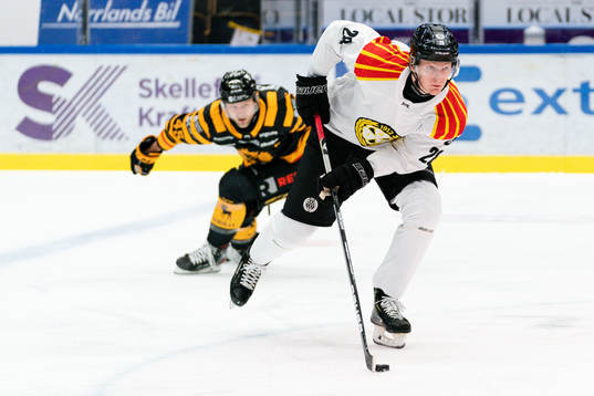 Brynäs Oskar Kvist och Skellefteås Oscar Möller