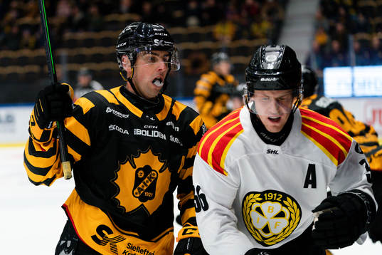 Skellefteås Joakim Lindström och Brynäs Linus Ölund