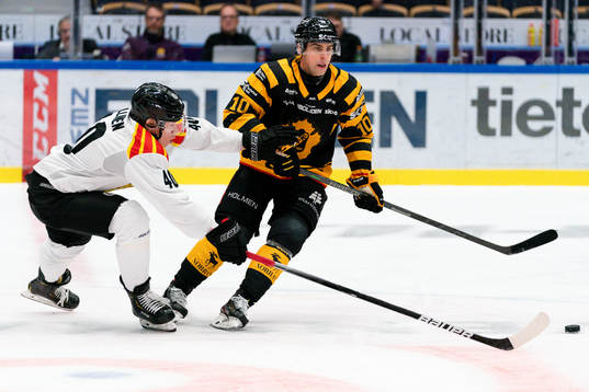 Brynäs Tomi Sallinen och Skellefteås Joakim Lindström