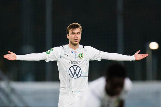 Jönköpings Marcus Degerlund reagerar