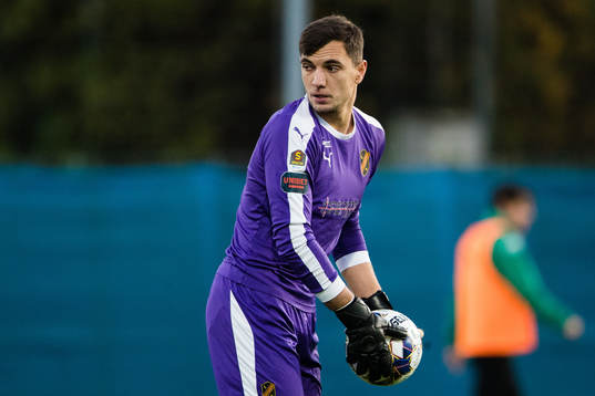 Vasalunds målvakt Radu Mitu