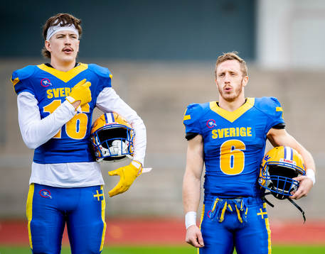 Sveriges Filip Wetterberg och William James