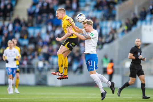 Elfsborgs Per Frick och IFK Norrköpings Henrik Castegren
