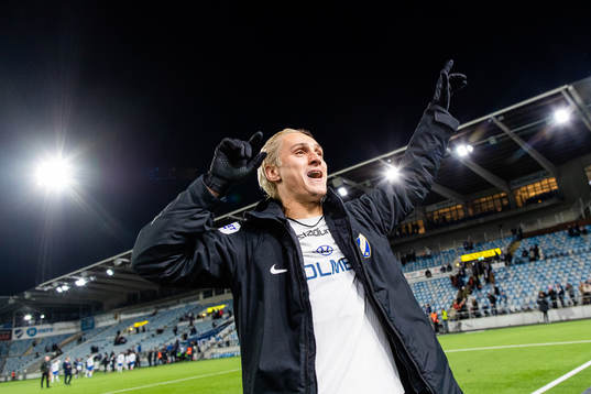 IFK Norrköpings Jonathan Levi jublar