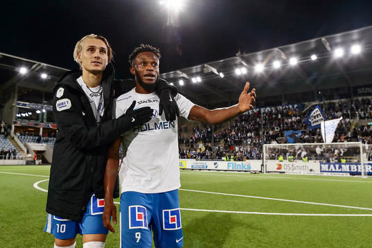 IFK Norrköpings Jonathan Levi och Samuel Adegbenro