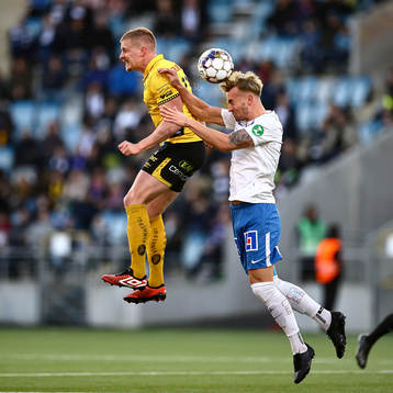 Elfsborgs Per Frick och IFK Norrköpings Henrik Castegren