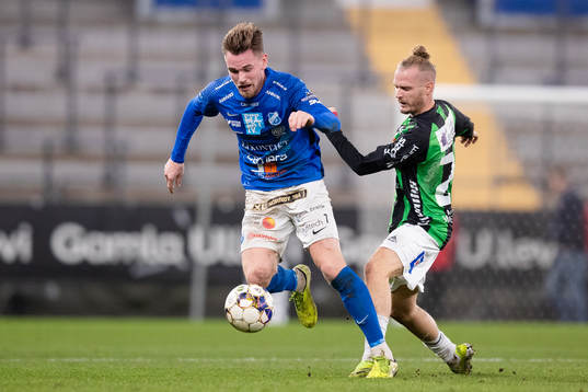 Norrbys Rasmus Örqvist och GAIS Jonas Lindberg