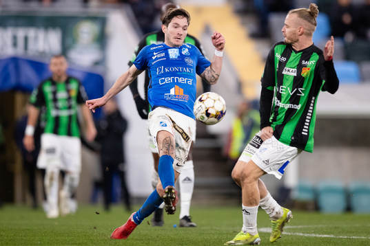 Norrbys Luis Argudo och GAIS Jonas Lindberg