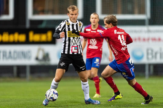 Landskronas Johan Rapp och Östers Oliver Silverholt