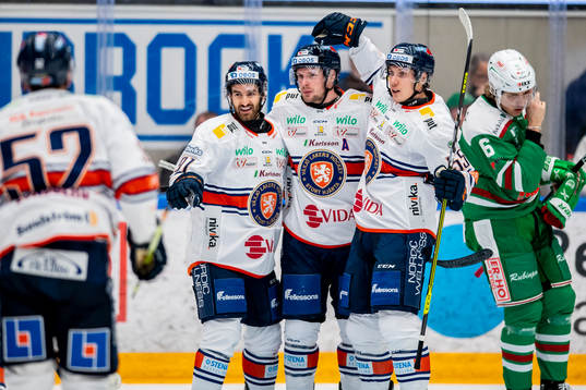 Växjös Andrew Calof, Martin Lundberg och Miika Koivisto