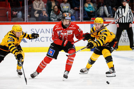 Örebros Leo Carlsson och Skellefteås Elias Stenman