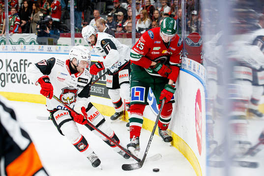 Malmö Redhawks Pathrik Westerholm och Frölundas Elmer