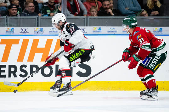 Malmö Redhawks Ponthus Westerholm och Frölundas Nicklas