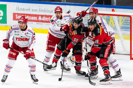 Timrås Christopher Liljewall, Nolan Zajac och Luleås