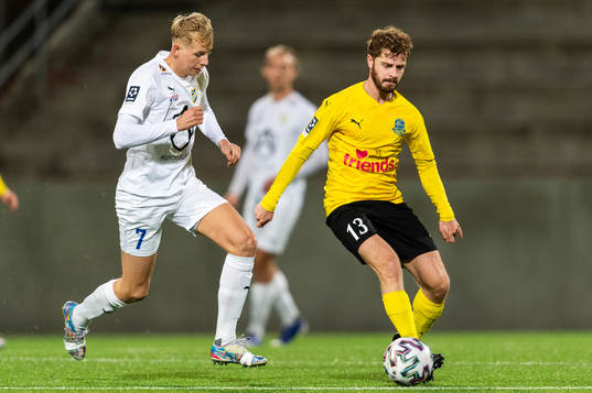 Lunds Rebin Asaad och IFK Malmös Jakob Andersson