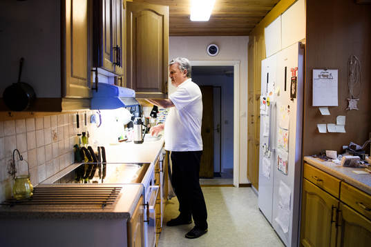 Förre ishockeymålvakten Peter "Pekka" Lindmark