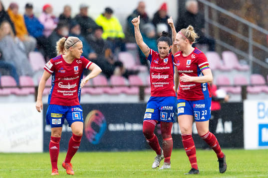Vittsjös Vittsjös Fernanda Da Silva jublar efter 3-0