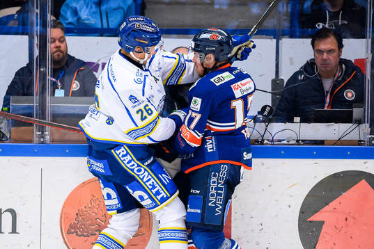 Leksands Patrik Norén och Växjös Emil Forslund