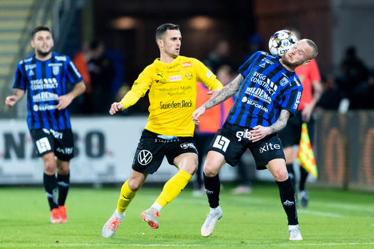 Mjällbys Kadir Hodzic och Sirius Adam Ståhl