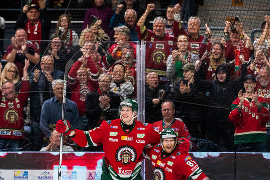 Frölundas Elmer Söderblom jublar