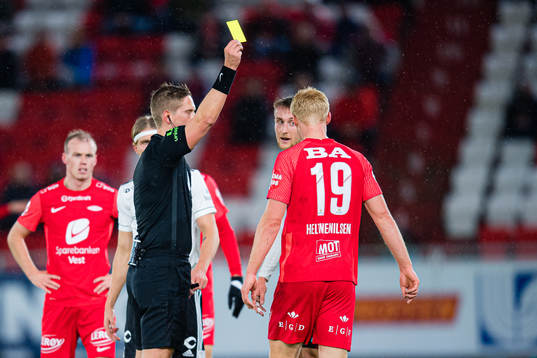 Sivert Heltne Nilsen of Brann and Erlend Dahl Reitan of