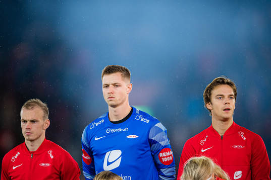 Petter Dahle Strand, goalkeeper Hannes Lennart Grill and