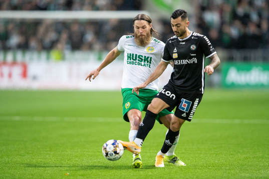 Hammarbys Bjørn Paulsen och Örebros Jiloan Hamad