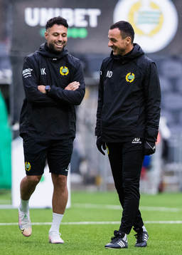 Hammarbys assisterande tränare Imad Khalili och