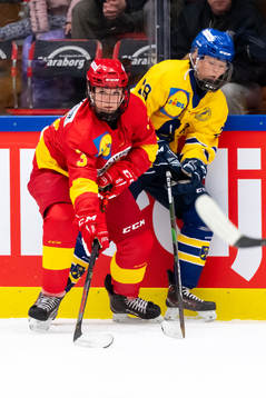 Smålands Alva Johansson och Dalarnas Emma Hermansson
