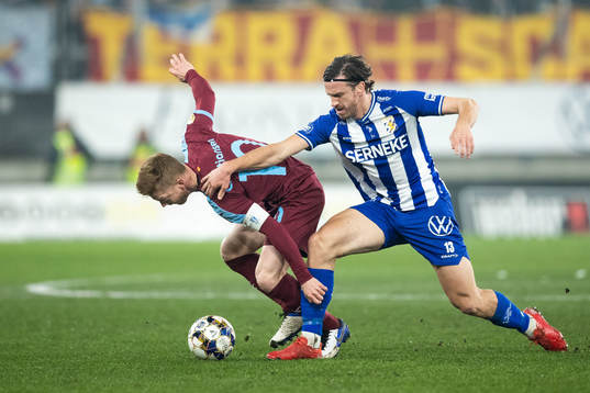 Malmö FFs Anders Christiansen och IFK Göteborgs Gustav