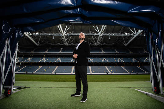 s tekniska direktör Peter Wennberg poserar för ett porträtt den 10 november 2021 i Stockholm. 