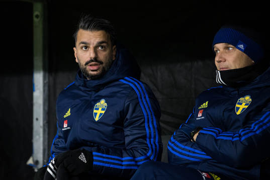 Head coach Poya Asbaghi of Sweden