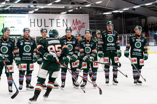 Kristianstads spelare jublar