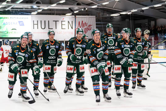 Kristianstads spelare jublar