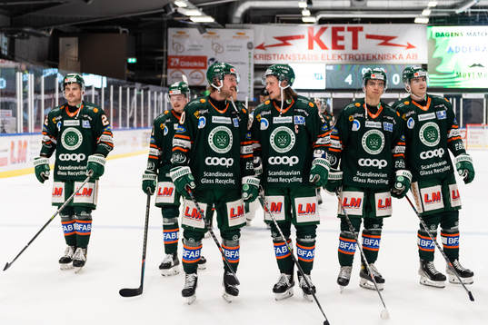 Kristianstads spelare jublar