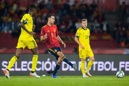 Sergio Busquets of Spain