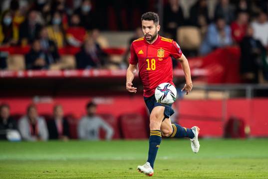 Jordi Alba of Spain