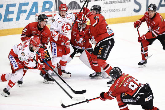 Vita Hästens Jesper Samuelsson och Troja/Ljungbys Joakim