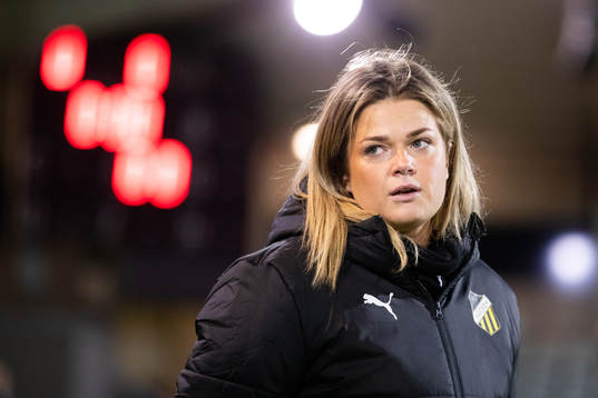 Assistant coach Erika Faith of Häcken