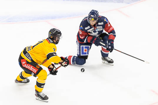 Luleås Linus Fröberg och Linköpings Mattias Bäckman