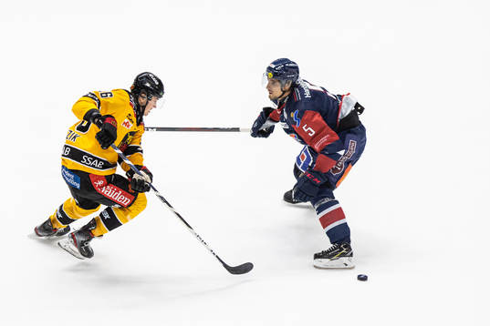 Luleås Radek Muzik och Linköpings Luleås Mattias Bäckman