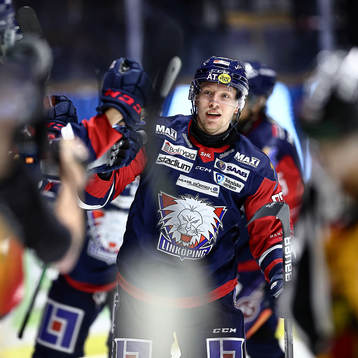 Linköpings Vilmos Gallo jublar