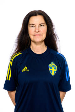 Förbundskapten Lotta Hellenberg i F15-landslaget