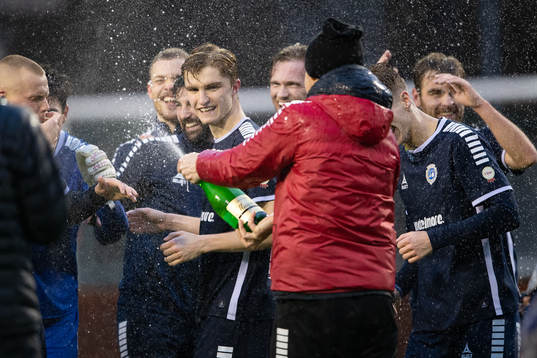 Utsiktens spelare jublar