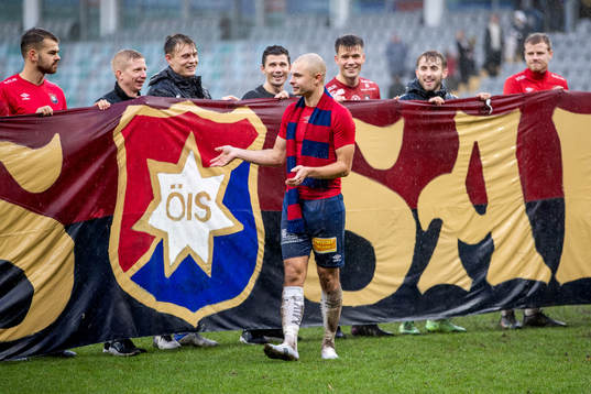 Örgrytes Hannes Sahlin firas efter fotbollsmatchen