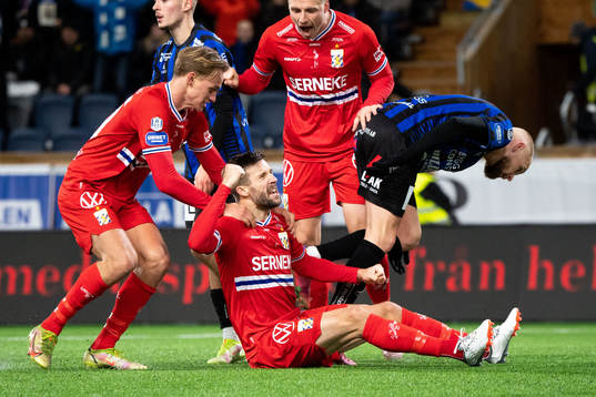 IFK Göteborgs Mattias Bjärsmyr jublar