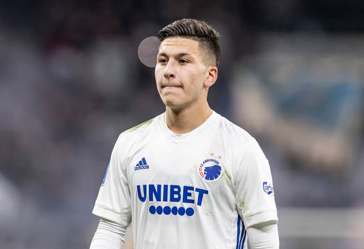  Köpenhamns Roony Bardghji under fotbollsmatchen i Superligan mellan Köpenhamn och Århus den 21 november 2021 i Köpenhamn